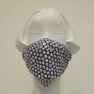 Women Cotton Face Mask Filter Triple Layer Reusable Washable Adjustable No Wire